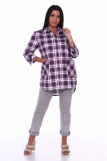 Женская туника Фланель с карманами цвет 008F-2 (Фото 1)