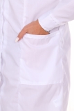 Женский халат ТСП Медик 01 (Белый) (Фото 5)