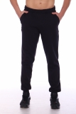 Мужские брюки ФУТЕР 01 (манжеты) (Черный) (Фото 3)