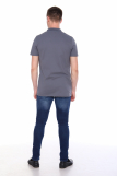 Мужская рубашка ПОЛО короткий рукав М-1 КОМПАКТ (Серый) (Фото 5)